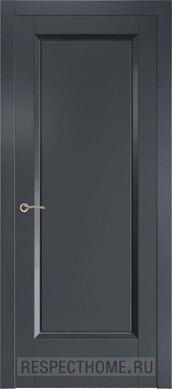 Межкомнатная дверь эмаль чёрная Potential doors 261 ДГ
