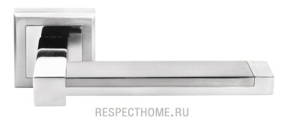 Дверные ручки MORELLI Sanibell MH-39 SC/CP-S Хром/полированный хром