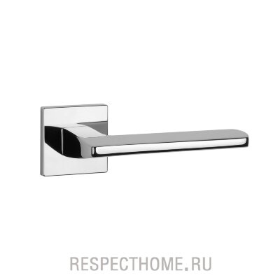 Дверная ручка Aprile Yuka Q PREMIUM COLLECTION хром полированный, хром матовый, черный
