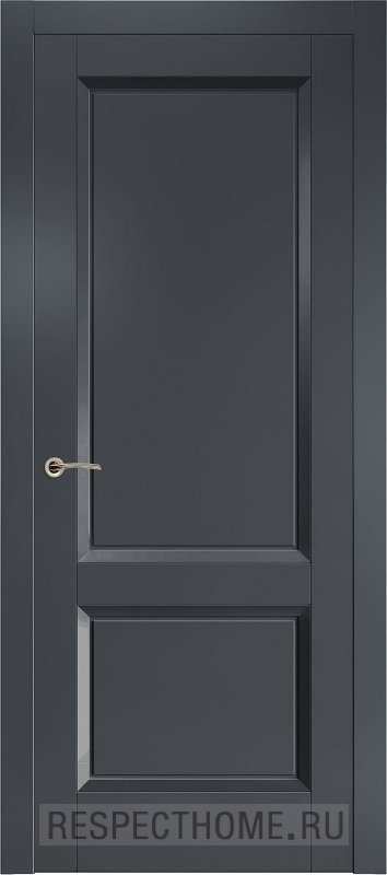 Межкомнатная дверь эмаль чёрная Potential doors 262 ДГ