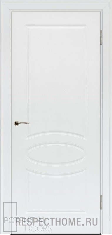 Межкомнатная дверь эмаль белая Potential doors 203 ДГ