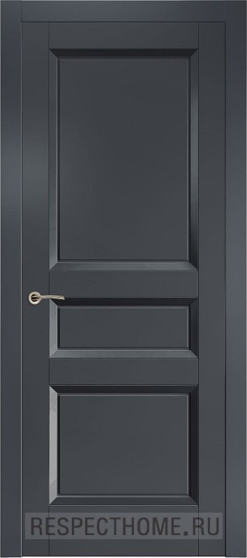 Межкомнатная дверь эмаль чёрная Potential doors 263 ДГ