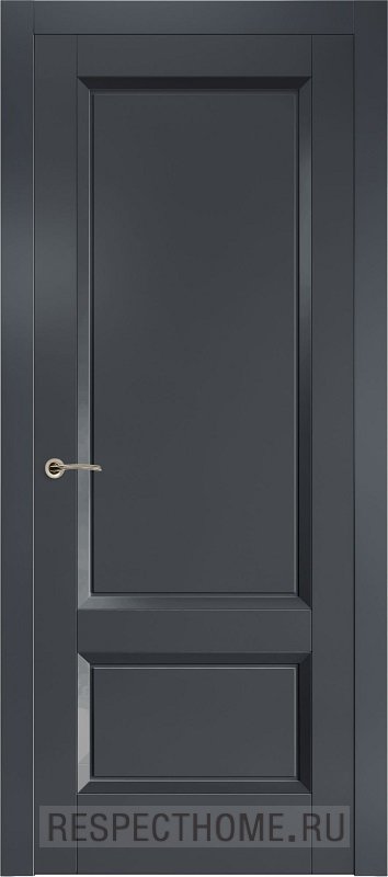 Межкомнатная дверь эмаль чёрная Potential doors 264 ДГ