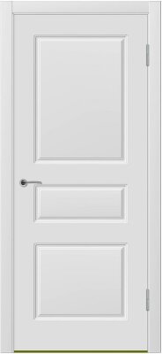 Межкомнатная дверь эмаль белая Potential doors 213 ДГ