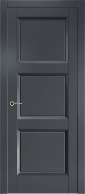 Межкомнатная дверь эмаль чёрная Potential doors 265 ДГ