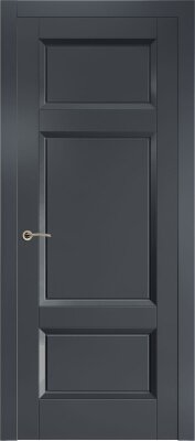 Межкомнатная дверь эмаль чёрная Potential doors 266 ДГ