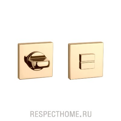 Накладка сантехническая квадратная WC APRILE,  PREMIUM COLLECTION золото, золото матовое, медь матовая
