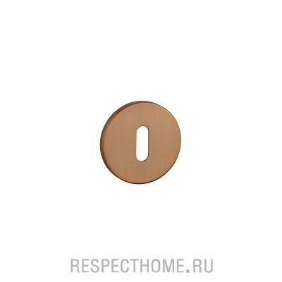 Накладка круглая под ключ OB APRILE, PRESTIGE COLLECTION золото, золото матовое, медь матовая, белый