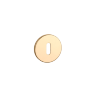 Накладка круглая под ключ OB APRILE, PRESTIGE COLLECTION золото, золото матовое, медь матовая, белый