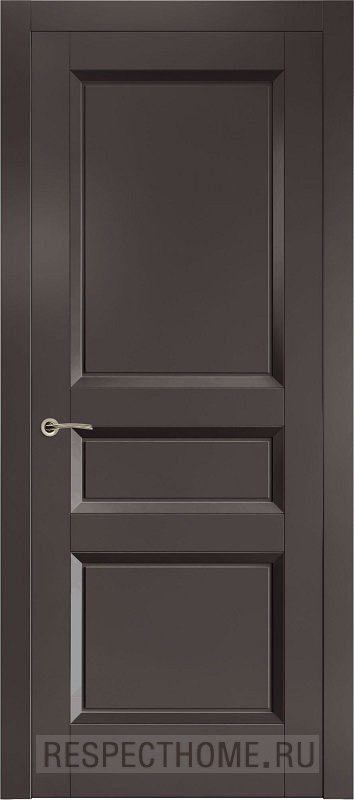 Межкомнатная дверь эмаль горький шоколад Potential doors 263 ДГ
