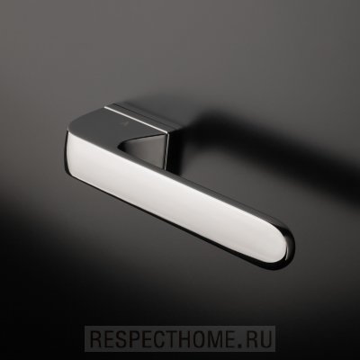 Дверная ручка Aprile Plumeria RTH PREMIUM COLLECTION хром полированный, хром матовый, черный