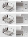 Кровать Cascate Porte Lukas, спальное место 1800*2000мм