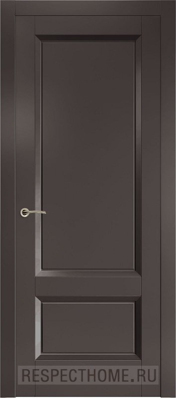 Межкомнатная дверь эмаль горький шоколад Potential doors 264 ДГ