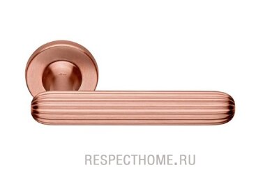 Дверная ручка DND Zeppelin PVD SCB Медь матовая