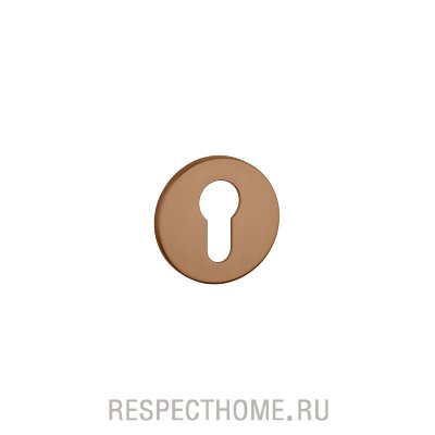 Накладка круглая под цилиндр цилиндр PZ APRILE, PRESTIGE COLLECTION золото, золото матовое, медь матовая