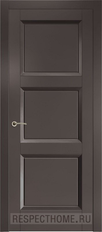 Межкомнатная дверь эмаль горький шоколад Potential doors 265 ДГ