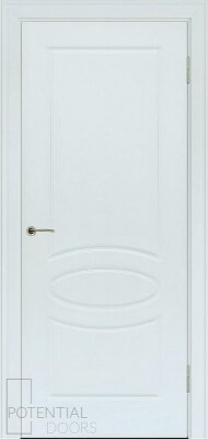 Межкомнатная дверь эмаль серая Potential doors 203 ДГ