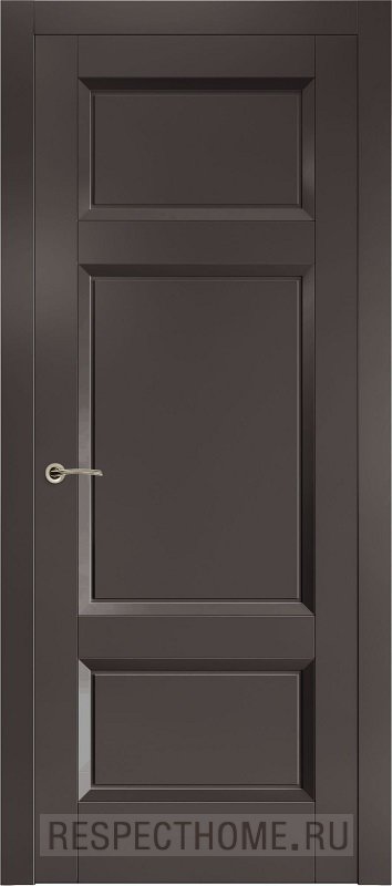 Межкомнатная дверь эмаль горький шоколад Potential doors 266 ДГ