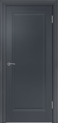 Межкомнатная дверь эмаль чёрная Potential doors 221 ДГ