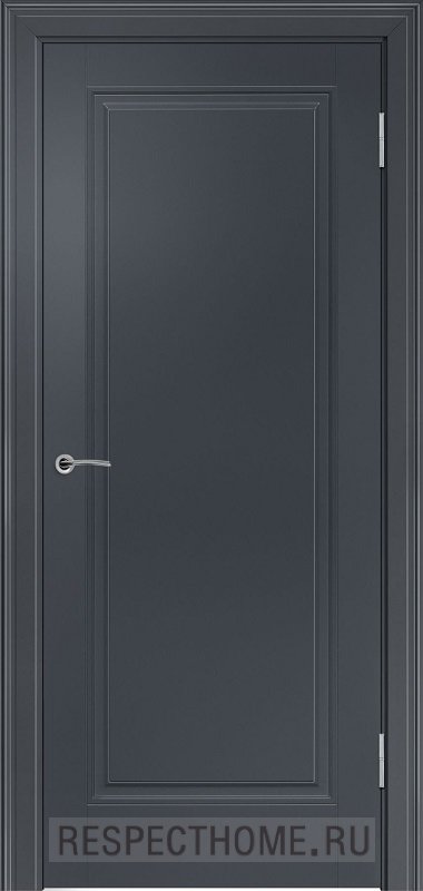 Межкомнатная дверь эмаль чёрная Potential doors 221 ДГ