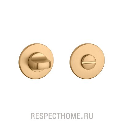 Накладка сантехническая круглая WC APRILE, PRESTIGE COLLECTION золото, золото матовое, медь матовая