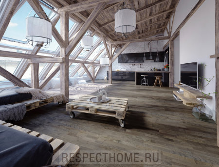 Инженерная доска Esta Parket Дуб Promo Grey Extra Matt Lac. 2200*204*13 мм