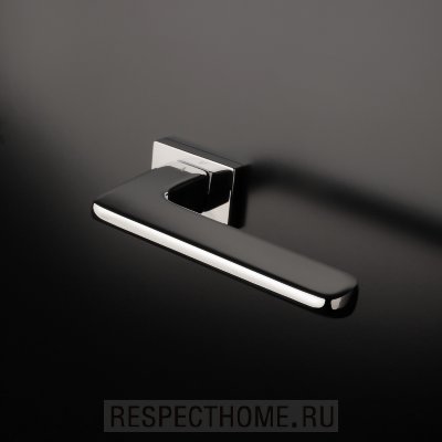 Дверная ручка Aprile Yuka RT PREMIUM COLLECTION хром полированный, хром матовый, черный