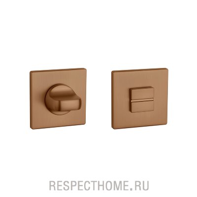 Накладка сантехническая квадратная WC APRILE, PRESTIGE COLLECTION золото, золото матовое, медь матовая