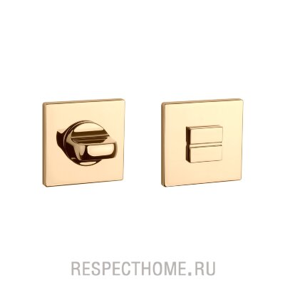 Накладка сантехническая квадратная WC APRILE, PRESTIGE COLLECTION золото, золото матовое, медь матовая
