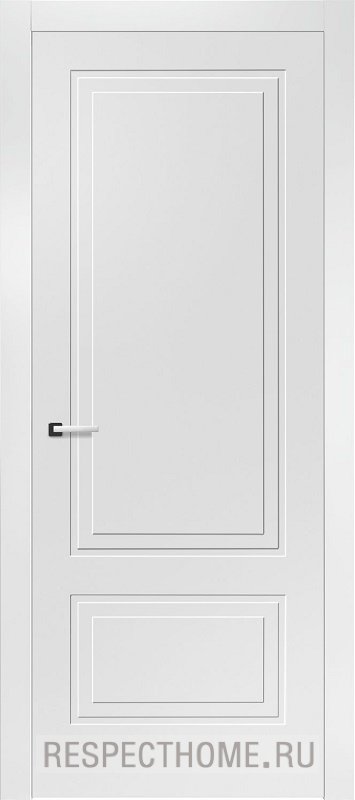 Межкомнатная дверь эмаль белая Potential doors 244.2 ДГ