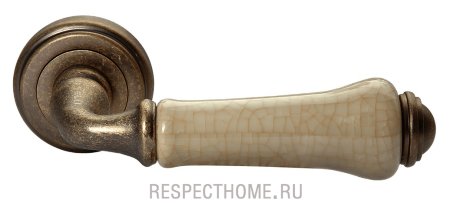 Дверные ручки MORELLI Umberto MH-41 Classic OMB/CH Старая античная бронза/шампань