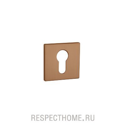 Накладка квадратная под цилиндр PZ APRILE, PRESTIGE COLLECTION золото, золото матовое, медь матовая