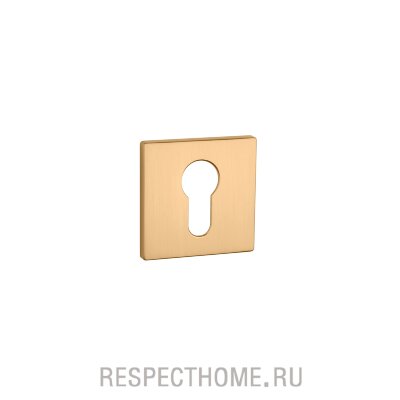 Накладка квадратная под цилиндр PZ APRILE, PRESTIGE COLLECTION золото, золото матовое, медь матовая