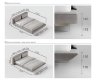 Кровать Cascate Porte Neo, спальное место 2000*2000мм