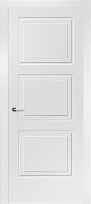 Межкомнатная дверь эмаль белая Potential doors 245.2 ДГ