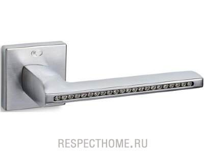 Дверная ручка Convex 1125 Матовый хром