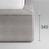 Кровать Cascate, модель Adda, спальное место 1600*2000мм, с подъёмным механизмом