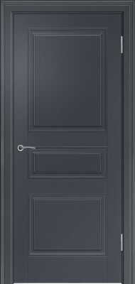 Межкомнатная дверь эмаль чёрная Potential doors 223 ДГ