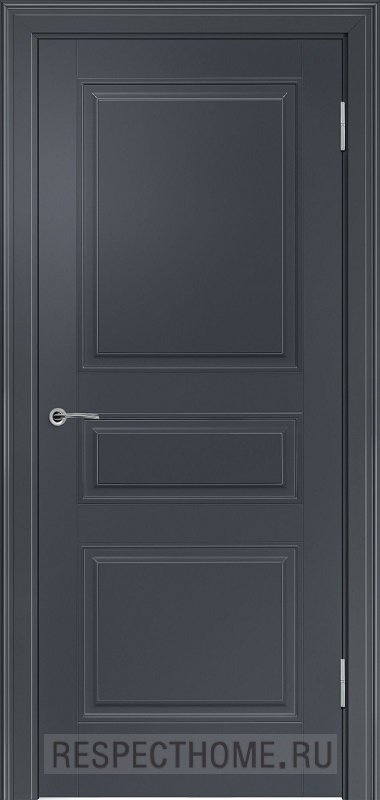 Межкомнатная дверь эмаль чёрная Potential doors 223 ДГ
