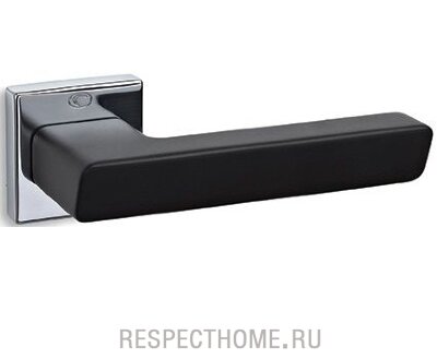 Дверная ручка Convex 2145 Хром/матовый черный