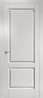 Межкомнатная дверь эмаль светло-серая Potential doors 252 ДГ