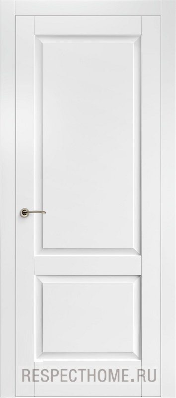 Межкомнатная дверь эмаль белая Potential doors 252 ДГ