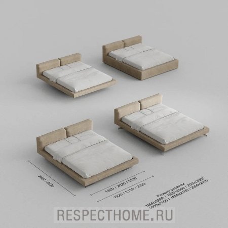 Кровать Cascate Porte Neo, спальное место 1800*2000мм, с подъёмным механизмом