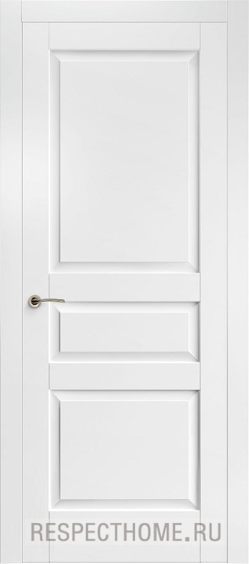 Межкомнатная дверь эмаль белая Potential doors 253 ДГ