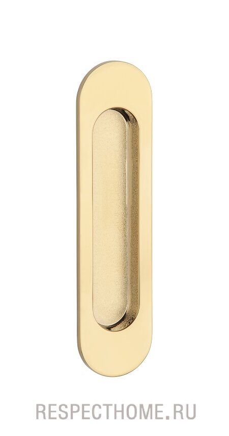 Дверная ручка Aprile 7040 (39х152) для раздвижных дверей, золото, золото матовое