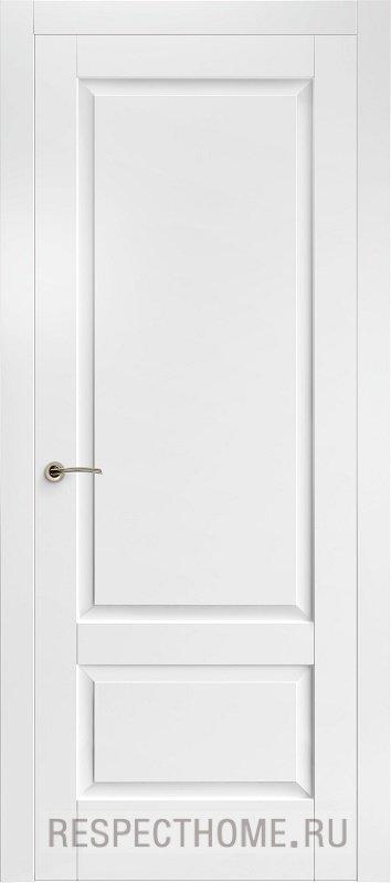 Межкомнатная дверь эмаль белая Potential doors 254 ДГ
