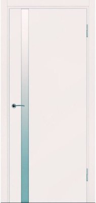 Межкомнатная дверь Potential doors Enamel Flat эмаль слоновая кость 50 стекло сатинато