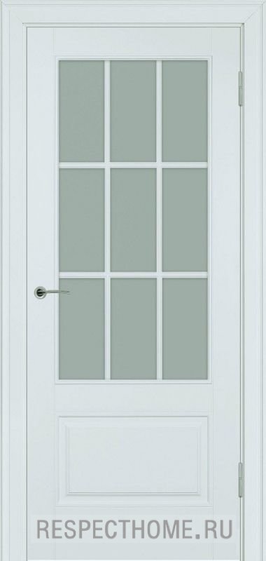 Межкомнатная дверь эмаль серая Potential doors 224.2 Стекло сатинато