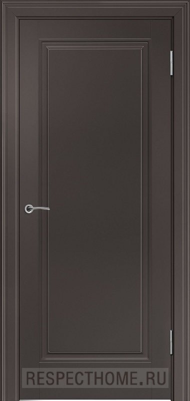 Межкомнатная дверь эмаль горький шоколад Potential doors 221 ДГ