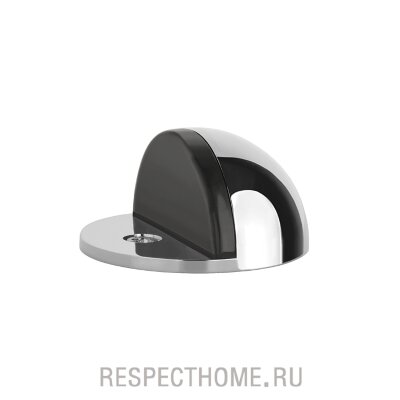 Ограничитель дверной Aprile DS 21 (47х25), хром полированный, хром матовый, чёрный